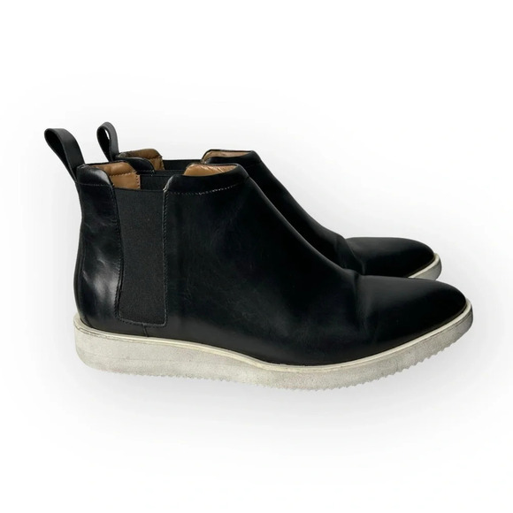 Everlane The Street Black Leather Ankle Boot 9 - Picture 1 of 7